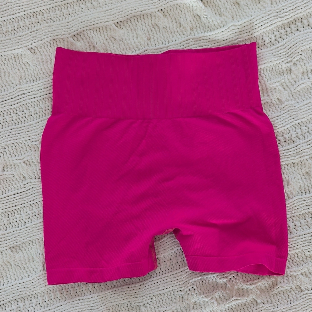 Viral Tiktok Booty Shorts Neon Pink Workout